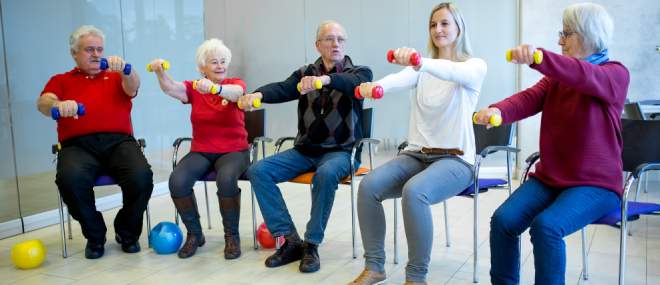 Sporttherapie in der Capio Elbe-Jeetzel-Klinik